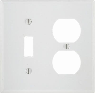Leviton Mfg Co 001-88005-000 Wht Combo Wall Plate