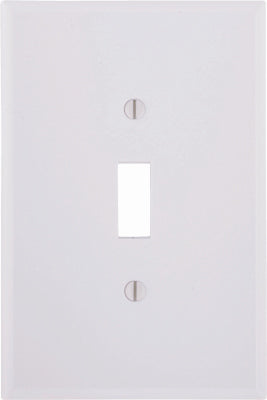 Leviton Mfg Co 001-88101-000 Wht 1-Toggle Wall Plate