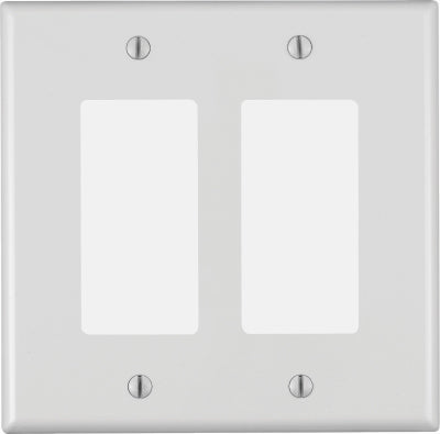 Leviton Mfg Co 001-88602-000 Wh 2G Os Rocker Plate