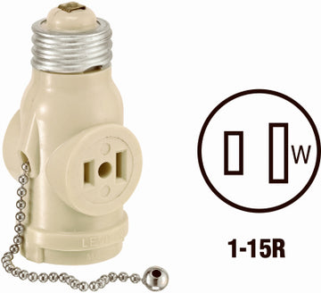 Leviton Mfg Co 008-01406-00I Iv Socket Adapter