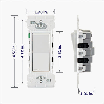 Leviton Mfg Co M02-E5601-0MW 10PK Wht 15A 1P Switch