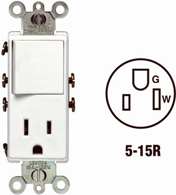 Leviton Mfg Co S02-05625-0WS Switch/Outlet