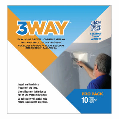 3WAY Drywall Supplies Llc 3WAY10 10PK 3WY Drywall Corner