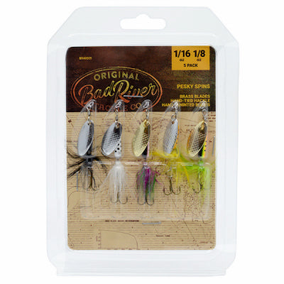 Inception Outdoors Llc BR40005 5PK 1/8OZ Spinner ASST