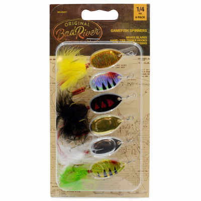 Inception Outdoors Llc BRLBSKIT 6Pk 1/8OZ GF Spinners