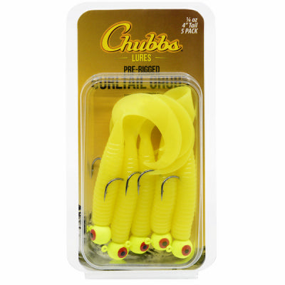Inception Outdoors Llc Y514-YLLW 5PK 4" 1/4OZ YLWJighead
