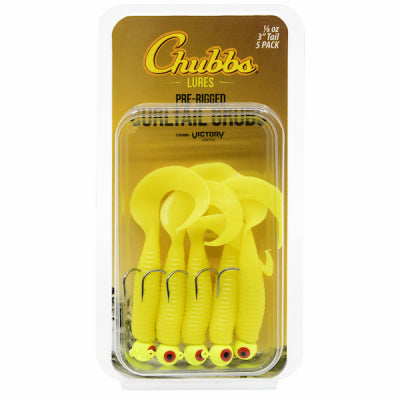 Inception Outdoors Llc Y518-YLLW 5PK 3" 1/8OZ YLWJighead