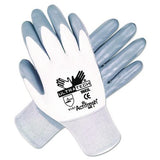 MCR Safety 9683M Ultra Tech Nitrile-Coated Gloves, Medium, Dozen 2