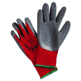 MCR Safety N9680XL Ninja Flex Latex-Coated-Palm Gloves, Nylon Shell, X-Large, Red/gray 2