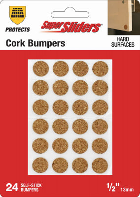 Shepherd Hdwe. Prod., Llc. 4216426SL 24PC 1/2" Cork Pads
