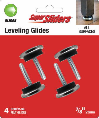 Shepherd Hdwe. Prod., Llc. 4264026SL 4PK 7/8" ScewOn Slider