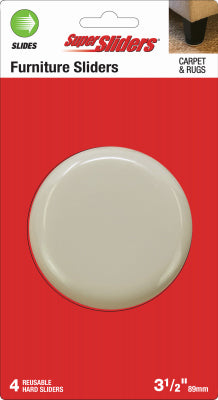 Shepherd Hdwe. Prod., Llc. 4703421SL 4PK 3-1/2" Furn Sliders
