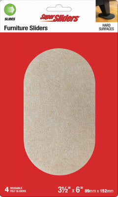Shepherd Hdwe. Prod., Llc. 4705121SL 4PK 3.5x6" Felt Sliders