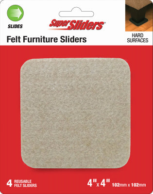 Shepherd Hdwe. Prod., Llc. 4710826SL 4PK 4" Felt Sliders