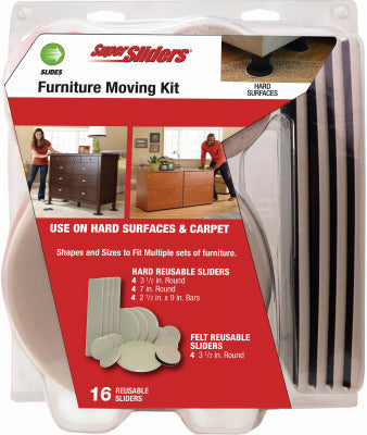 Shepherd Hdwe. Prod., Llc. 4712921SL 16PC Slider Moving Kit