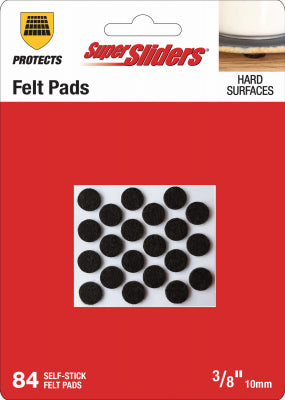 Shepherd Hdwe. Prod., Llc. 4729521SL 84PK 3/8" RND Felt Pads