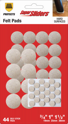 Shepherd Hdwe. Prod., Llc. 4760621SL 44PC Oat Felt Pad Set