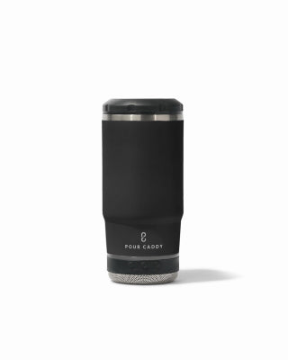 Pour Caddy Vibe, Inc. CNB-14-BLK 14OZ BLK Chil & Brew
