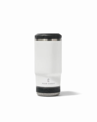 Pour Caddy Vibe, Inc. CNB-14-WHT 14OZ WHT Chill & Brew