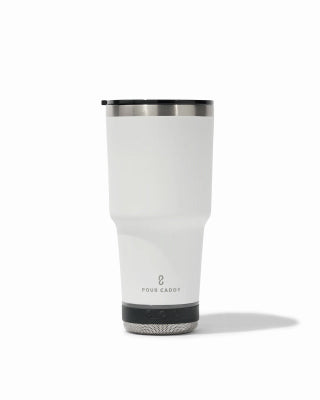 Pour Caddy Vibe, Inc. GC-28-WHT 28OZ WHT Go Caddy