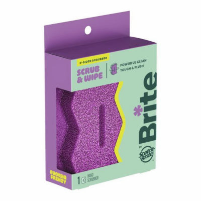 3M COMPANY BRSW-PI-6 Fuschia Scrub&Wipe Pad