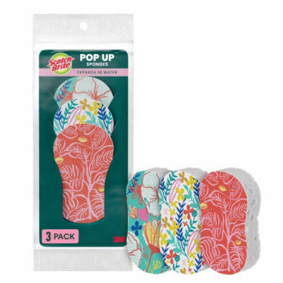 3M COMPANY COMP-SP 3PK Pop-Up Sponges