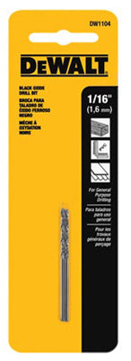 1/16" BLK Oxide Bit, 2/Pack