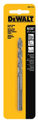 9/32" BLK Oxide Bit, 2/Pack