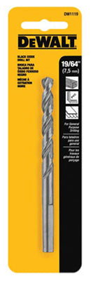 19/64" BLK Oxide Bit, 2/Pack