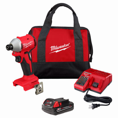 Milwaukee Electric Tool Corp 3650-21CT M18 CPBL 1/4" Hex Impct