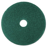 3M 5300 Low-Speed High Productivity Floor Pads 5300, 19" Diameter, Blue, 5/carton 3