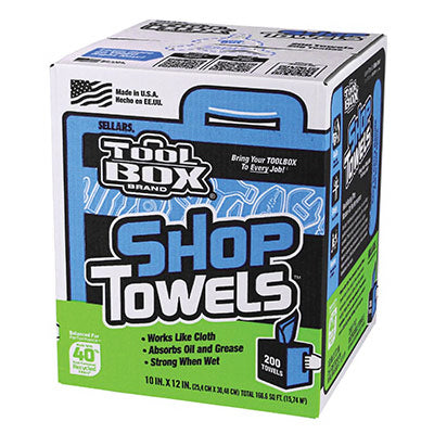 200CT BLU Shop Towel