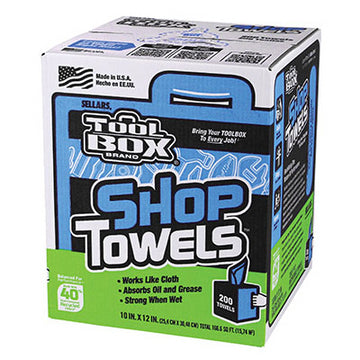 200CT BLU Shop Towel