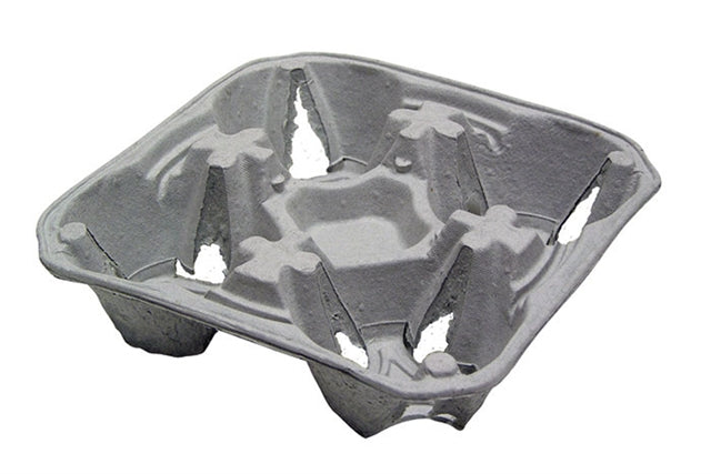 Pactiv M510032 4-cup Beverage Carrier Holds Cups 8-32 oz 300/CS