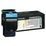 Lexmark C540H2CG C540h2cg High-Yield Toner, 2,000 Page-Yield, Cyan 2