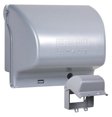 Raco Incorporated MX3300 GRY MTL Horiz Out Cover