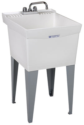20x24WHT Combo Laun Tub