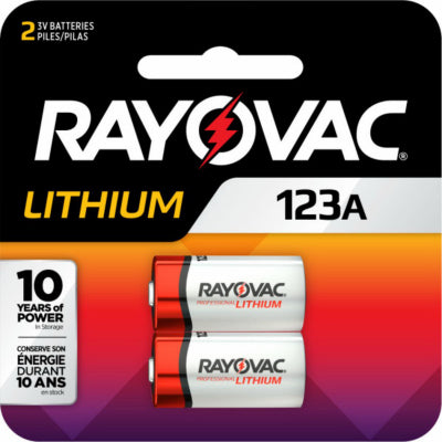 RAYOVAC RL123A-2G 2PK Lith Cr123a Battery