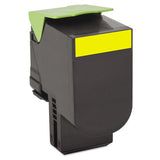 Lexmark 80C1XY0 80c1xy0 Return Program Toner, 4,000 Page-Yield, Yellow 2