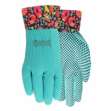 Midwest Quality Gloves 510M2 Ladies Canv/Dot Gloves