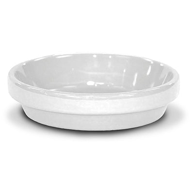 3.75" WHT Cera Saucer
