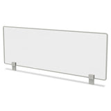 Linea Italia LITTR721 Trento Line Dividing Panel, Polycarbonate, 47.13w X 1.75d X 15.5h, Translucent 2