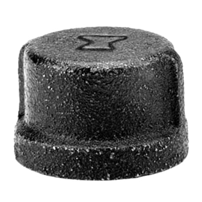 1-1/2 BLK Pipe Cap