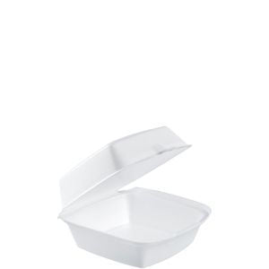 Dart 60HT1 Foam Hinged (Non-Perf) 6" Large Sandwich 5 7/8 x 6 x 3 500/CS