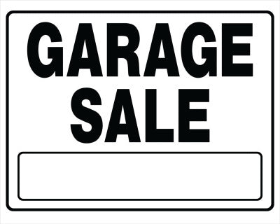 20x24 Garage Sale Sign