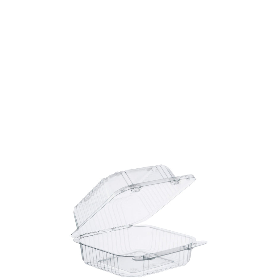 Dart C20UT1 Staylock Hinged Container 5" Square 5 1/4 x 5 5/8 x 2 3/4 500/CS