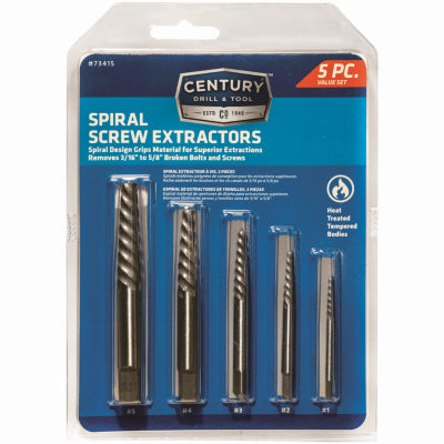 5PC Spiral Scr Ext Set