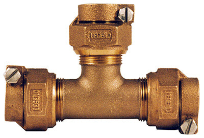 Legend Valve And Fitting Inc 313-395NL 1" CTSxPK WTR Tee