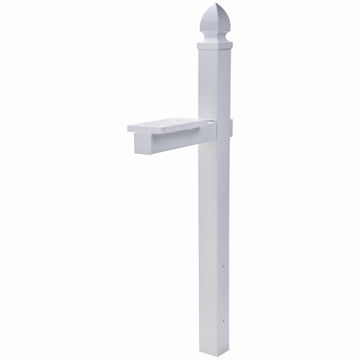 SOLAR GROUP WP000W01 WHT Mail Cross Arm Post
