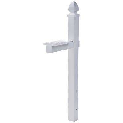 SOLAR GROUP WP000W01 WHT Mail Cross Arm Post
